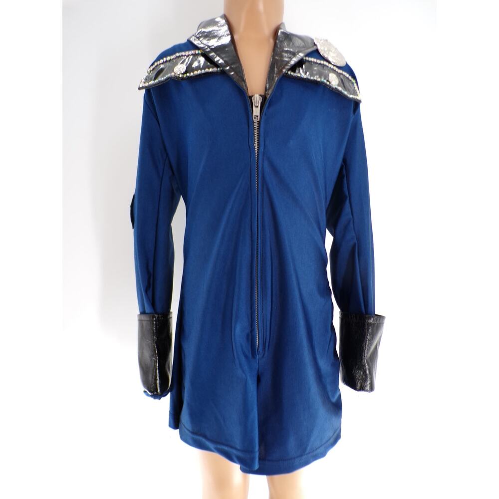 Dance Costume Unbranded   Medium Child Navy Blue  Jazz